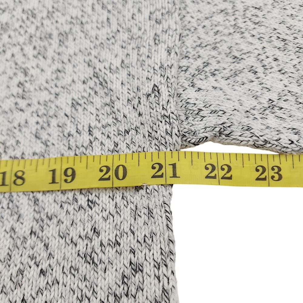 Madewell Womens Midlan Cardigan Sweater Small Gray Marled Long Sleeve Cotton - Picture 10 of 13